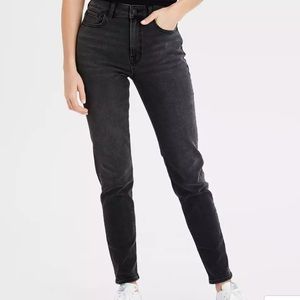 AE AMERICAN EAGLE | Jeans Stretch Mom Washed Black Size 20 New with tags NWT
